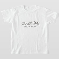 Langsam und Beständig Kinder T-Shirt