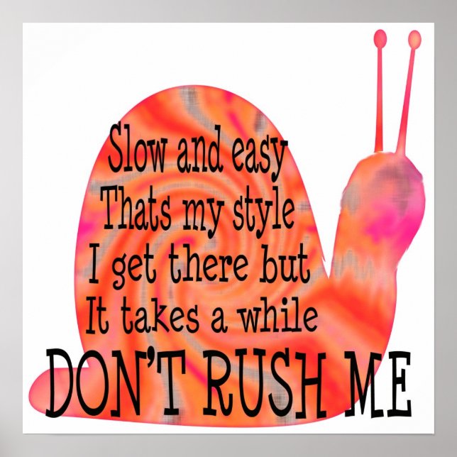 langsam und einfach poster (Vorne)