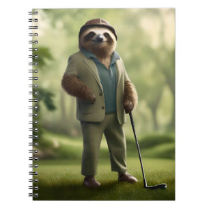 "Langsam und stetig: Ein Schlitten, der zum Golf v Notizblock