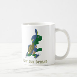 Langsam und stetig kaffeetasse