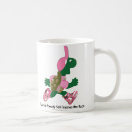 Langsam und stetig kaffeetasse