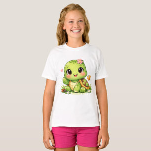 Langsam und süß: Die glücklichste Schildkröte des  T-Shirt
