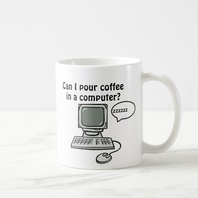 Langsame Computer-Tasse Kaffeetasse (Rechts)