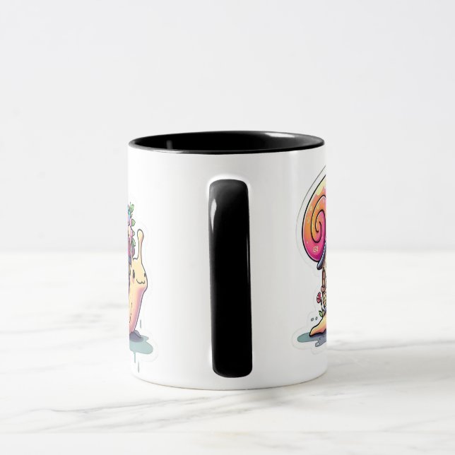 "Langsame Langefreude" Tasse (Griff)