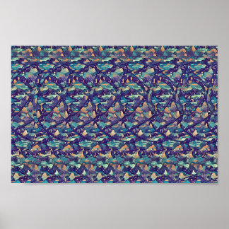 Langsame Lieferung - Versteckter 3D-Druck Poster