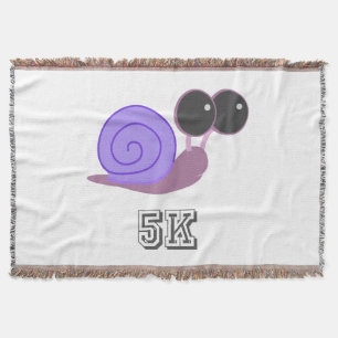 Langsame Lila Snail 5K Decke