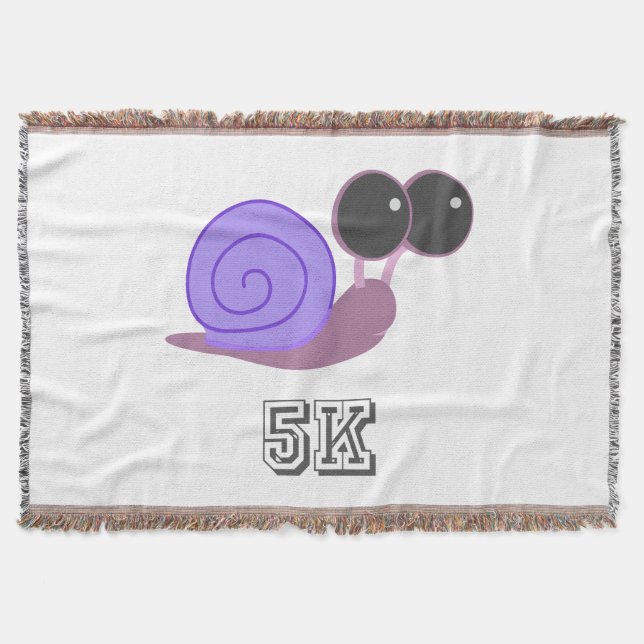 Langsame Lila Snail 5K Decke (Vorderseite)
