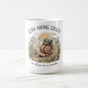 Langsame Schnecke „Bin in einer Minute da“ Lustige Kaffeetasse