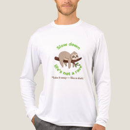 langsamer - glattes grafisches T-Shirt und Geschen Tri-Blend Shirt
