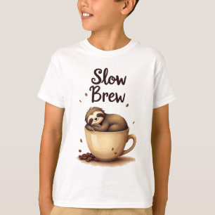 Langsamer Kaffee-Schlauch T-Shirt