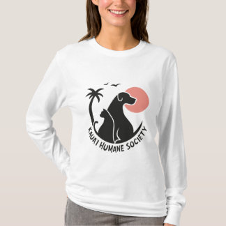 Langsamer Sieb für Frauen mit farbigem KHS-Logo T-Shirt