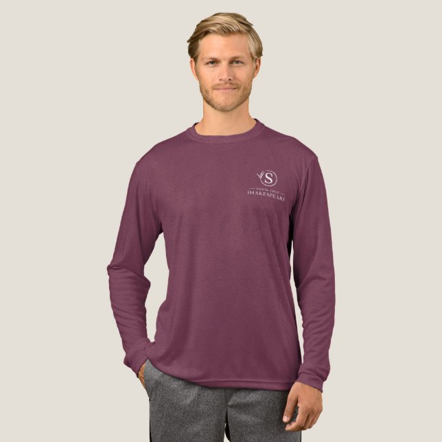 Langsamer T mit Logo Tri-Blend Shirt (Volle Vorderseite)