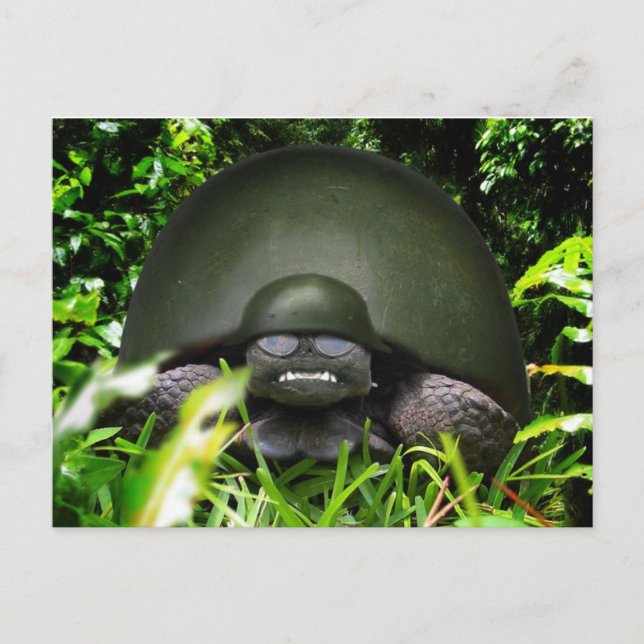 Langsames Kommando Postkarte (Vorderseite)