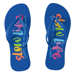 Langsames Leben Flip Flops
