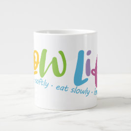 Langsames Leben Jumbo-Tasse