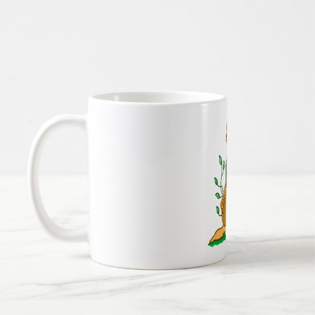 Langsames Leben Kaffeetasse (Links)