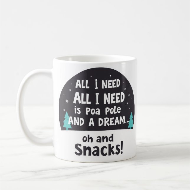 Langsames Leben & Snack-Liebhaber  Kaffeetasse (Links)