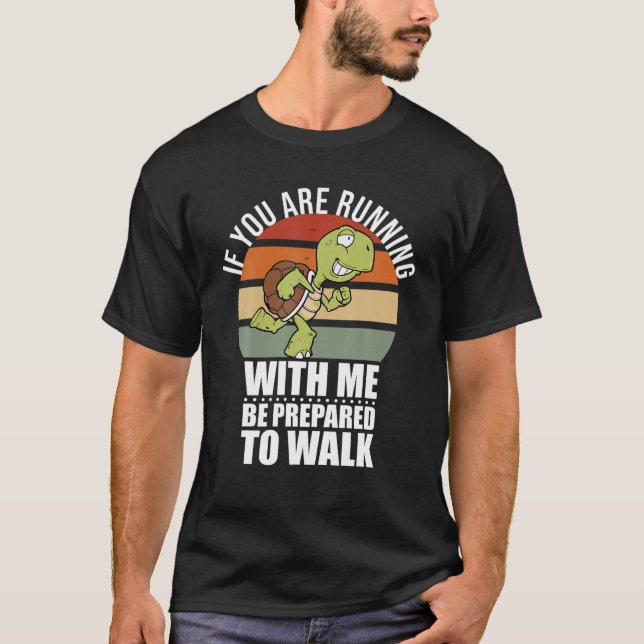 Langsames Runner-T-Shirt T-Shirt (Vorderseite)