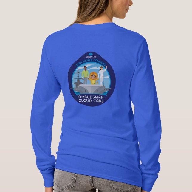 Langsames T-Logo für Frauen T-Shirt (Rückseite)