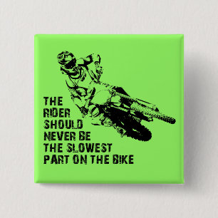 Langsames Teil Dirt Bike Motocross Button Abzeiche