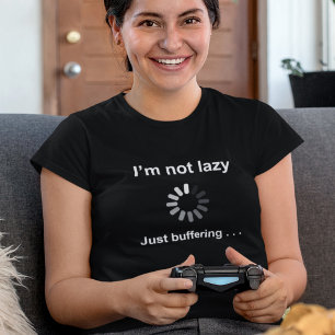 Langsames WLAN Internet-Lag-Gaming-Humor - Anpassb T-Shirt
