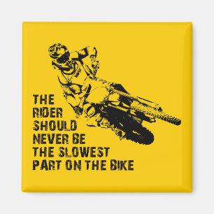 Langsamster Teil Dirt Bike Motocross Kühlschrankma Magnet