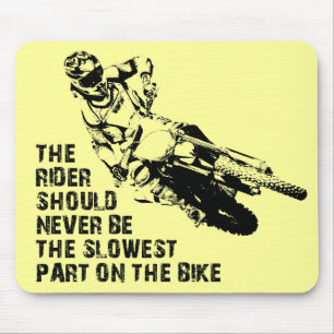 Langsamster Teil Dirt Bike Motocross Mauspad Lusti