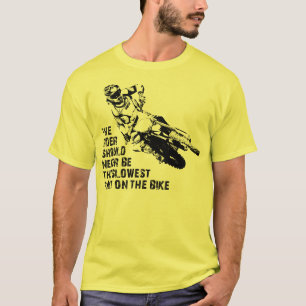 Langsamster Teil Dirt Bike Motocross Shirt Lustig