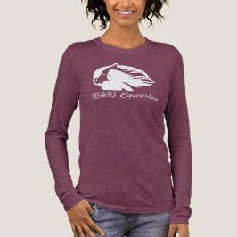 Langschläfer T - Shirt - Weißes B&B-Logo