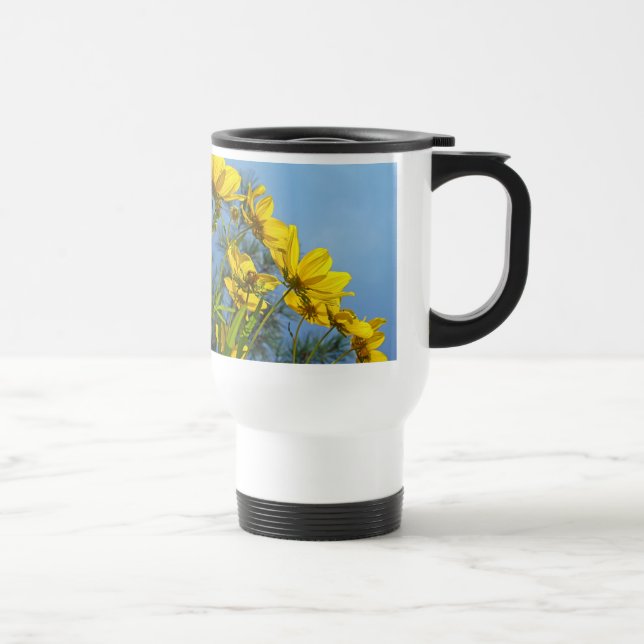 Langschnabelblume Wildblume Reisebecher (Rechts)