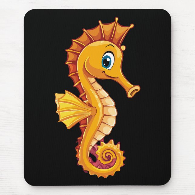 Langschnäuziges Seepferdchen Mousepad (Vorne)