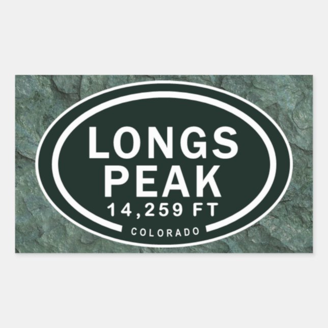 Längshöhe 14.259 FT CO Aufkleber (Vorderseite)