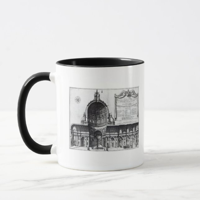 Längsquerschnitt von St Peter Tasse (Links)