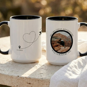 Langstrecken-Beziehungsfoto  Tasse