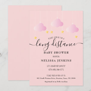 Langstrecken-Dusche / Per Post verspritzen Einladung