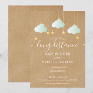 Langstrecken-Dusche / Streuen per Post Einladung