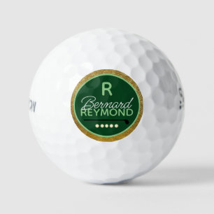 LangstreckenGolfers klassisches Monogramm Golfball