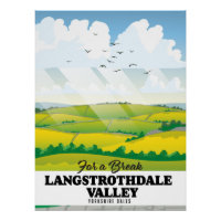 Langstrothdale tal Yorkshire Dales