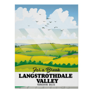 Langstrothdale-Tal Yorkshire Dales Poster
