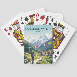 Langtang-Tal Nepal Spielkarten