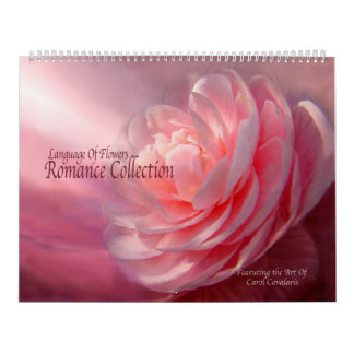 Langue des fleurs - calendrier Romance de