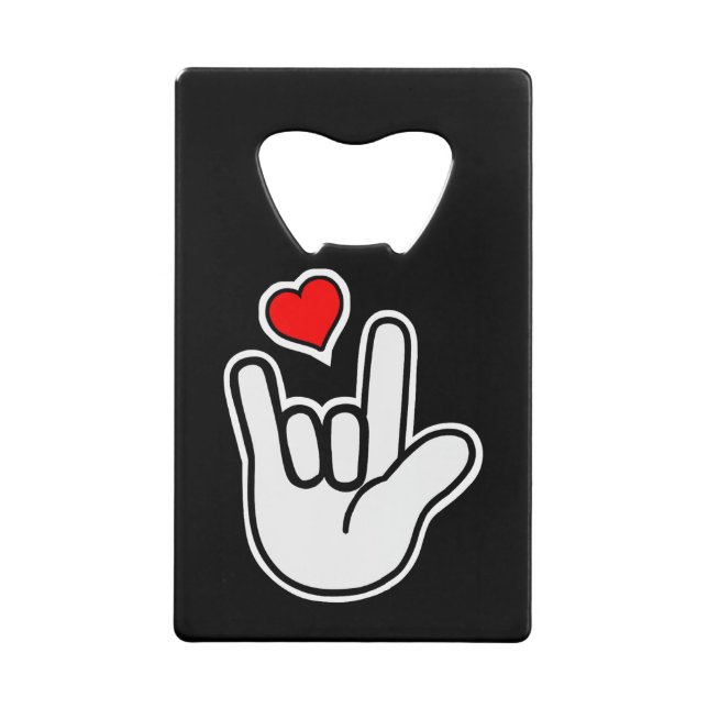 Langue des signes I Love You Sign (Devant)