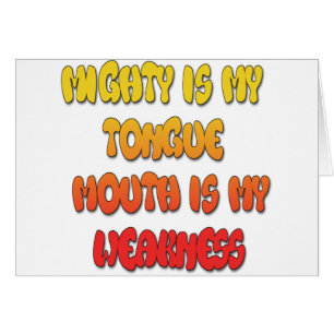 Langue Tirée : Drôle Citation Langue Colorée Texte