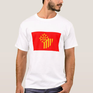 Languedoc-Roussillon Flaggenfrankreich-Landregion T-Shirt