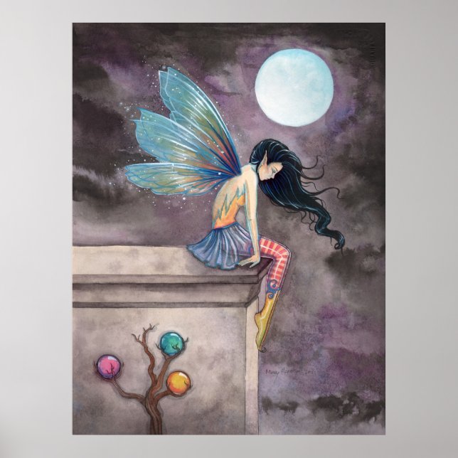 Langweg-Feenplakat Poster (Vorne)