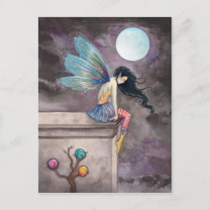 Langweg-Nachlauf-Fairy-Postkarte Postkarte