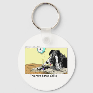 Langweilige Border Collies Lustige Geschenke T-Shi Schlüsselanhänger