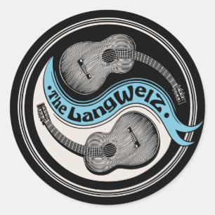 LangWelZ Yin Yang Runder Aufkleber