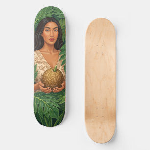 Lani in Brotfrucht Leinwanddruck Skateboard