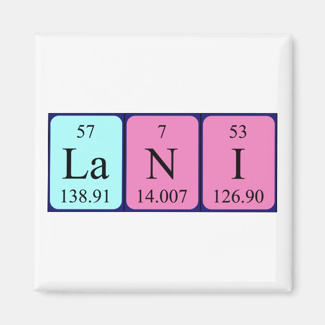 Lani Periodenmagnet Magnet (Vorne)